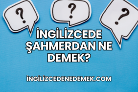 İngilizcede Şahmerdan Ne Demek?