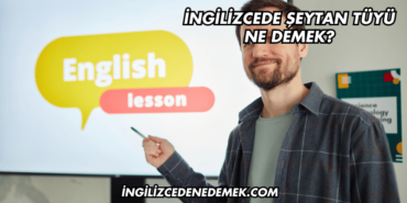 İngilizcede Şeytan Tüyü Ne Demek?