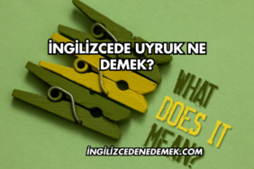 İngilizcede Uyruk Ne Demek?