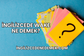 İngilizcede Wake Ne Demek?