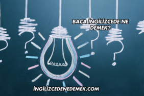 Baca İngilizcede Ne Demek?