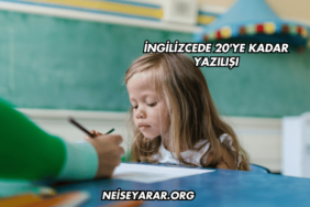İngilizcede 20'ye Kadar Yazılışı