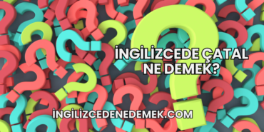 İngilizcede Çatal Ne Demek?