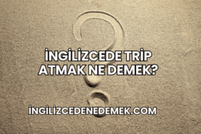 İngilizcede Trip Atmak Ne Demek?
