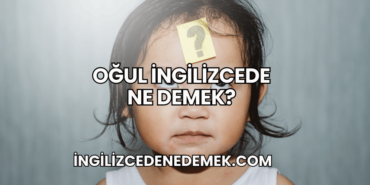Oğul İngilizcede Ne Demek?
