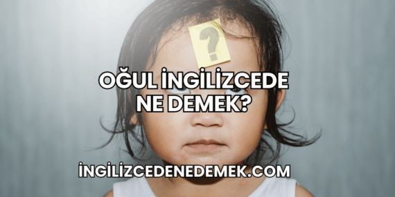 Oğul İngilizcede Ne Demek?