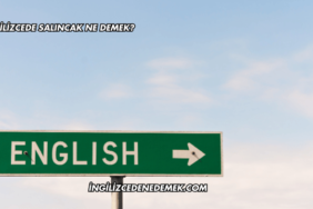 İngilizcede Salıncak Ne Demek?