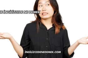 Blue İngilizcede Ne Demek