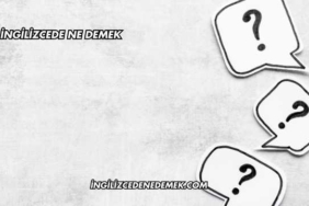 Cap İngilizcede Ne Demek