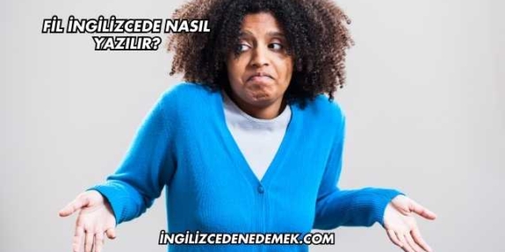 Fil İngilizcede Nasıl Yazılır?