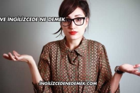Have İngilizcede Ne Demek