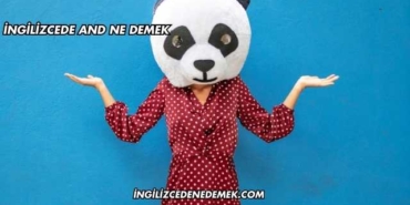 İngilizcede And Ne Demek