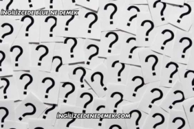 İngilizcede Blue Ne Demek