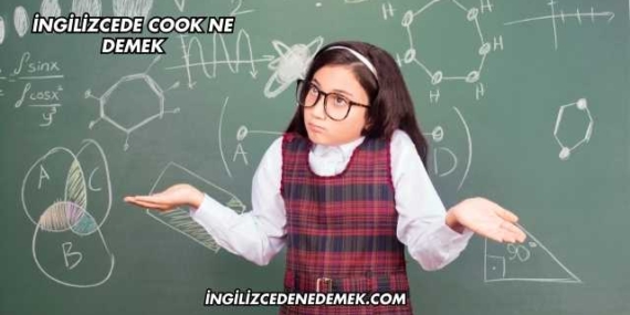 İngilizcede Cook Ne Demek