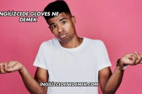 İngilizcede Gloves Ne Demek