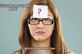 İngilizcede Grey Hangi Renk
