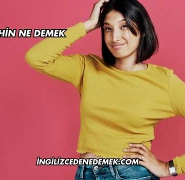 İngilizcede Thin Ne Demek