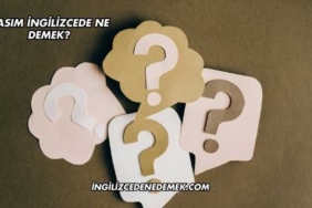 Kasım İngilizcede Ne Demek?