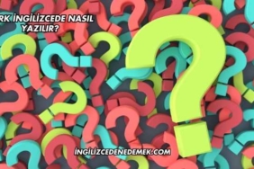 Park İngilizcede Nasıl Yazılır?