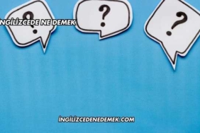 Pe İngilizcede Ne Demek