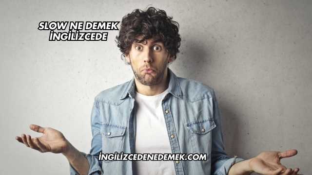 Slow Ne Demek İngilizcede