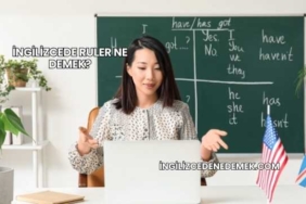 İngilizcede Ruler Ne Demek?