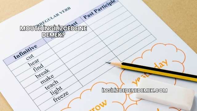 Mouth İngilizcede Ne Demek?