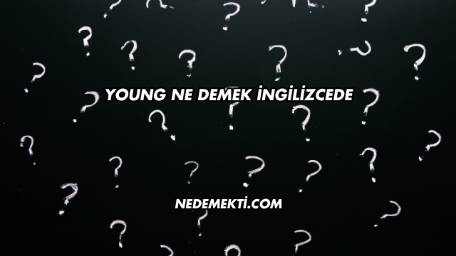 Young Ne Demek İngilizcede